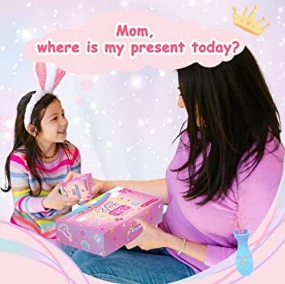 Princess Toys Dress Up Rings Earrings Bracelet Necklace Hairpin Jewelry Box - Picture 7 of 7